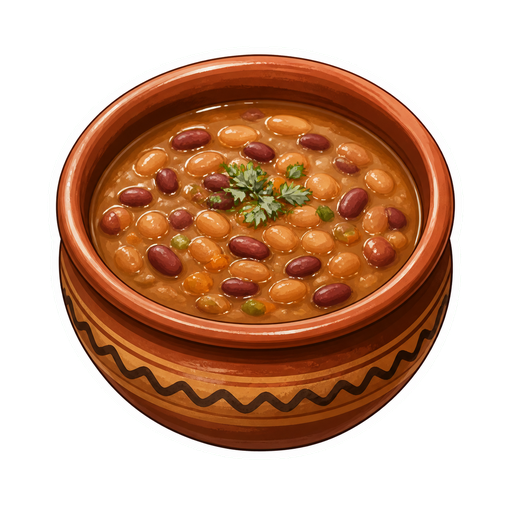 Bean Soup sticker illustration
