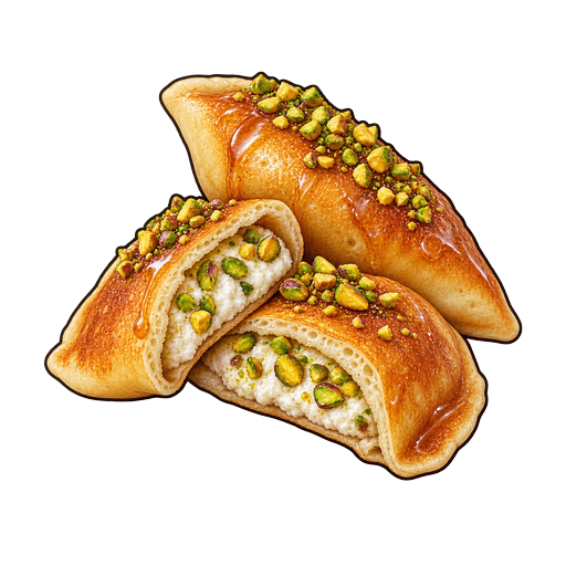 Qatayef sticker illustration
