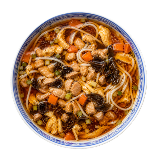 Qishan Saozi Noodles sticker illustration