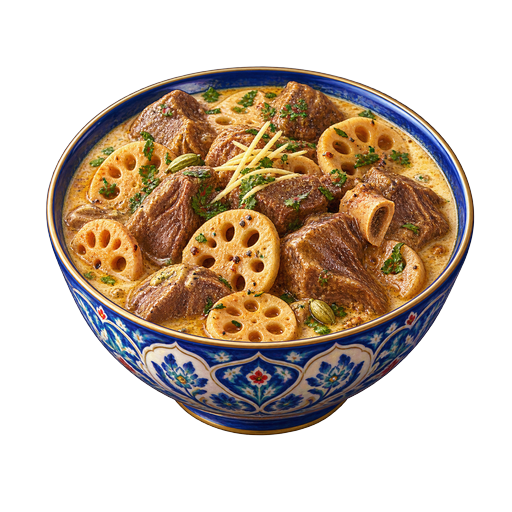 Qorma-e Nadroo sticker illustration