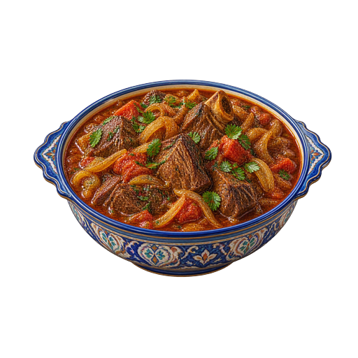Qormah Gosht sticker illustration