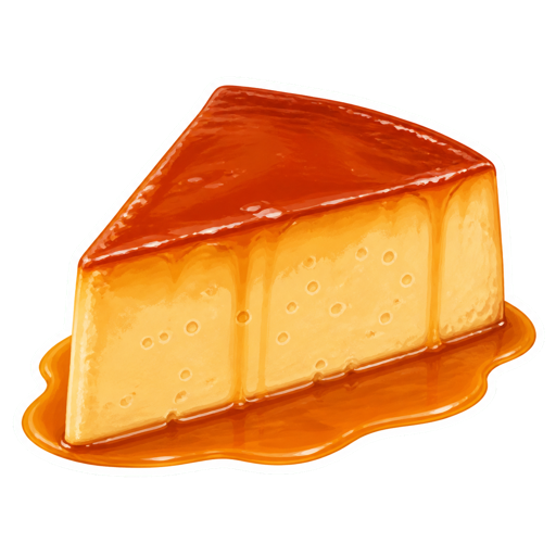 Quesillo sticker illustration
