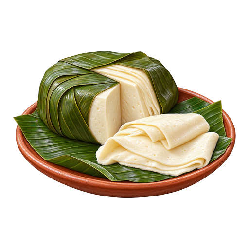 Ecuadorian Queso de Hoja sticker illustration