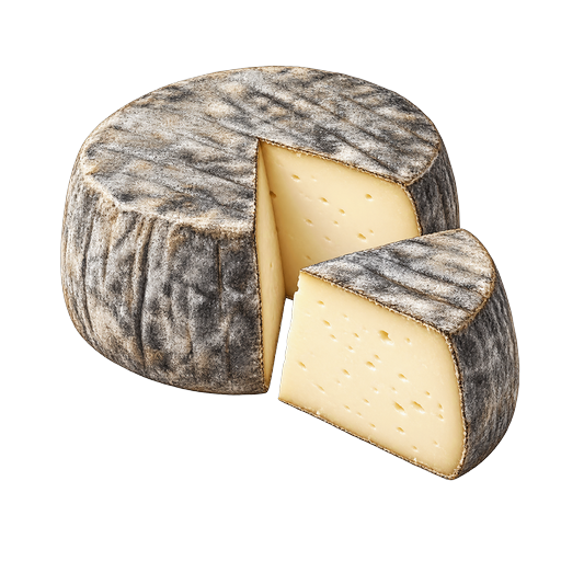 Garrotxa Cheese sticker illustration