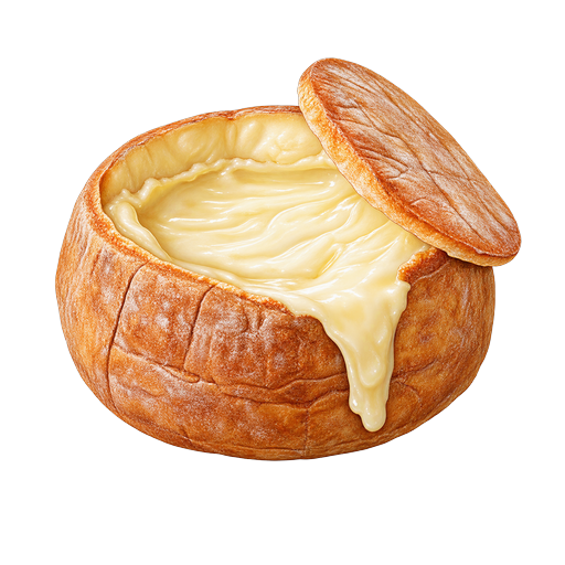 Torta del Casar Cheese sticker illustration