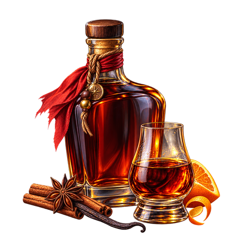R1768 Rebel Rum sticker illustration