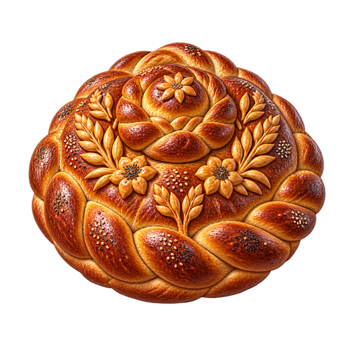 Ceremonial Bread sticker illustration