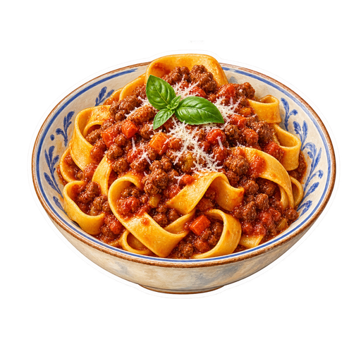 Ragù alla Bolognese sticker illustration