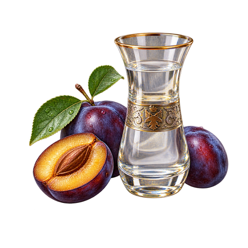 Kosovar Rakia sticker illustration