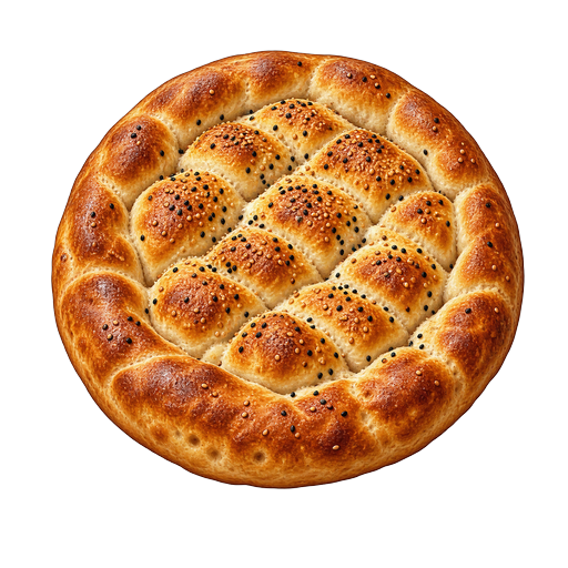 Ramazan pidesi sticker illustration