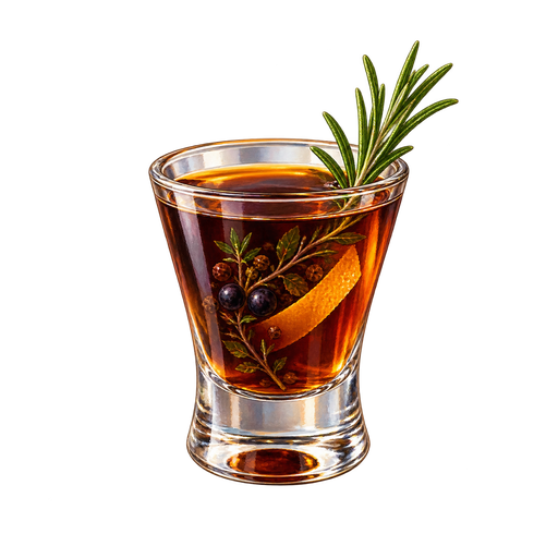 Andorran Liqueur sticker illustration