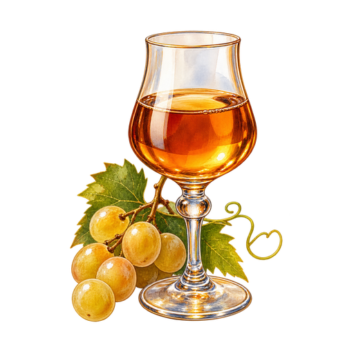 Ratafia de Champagne sticker illustration