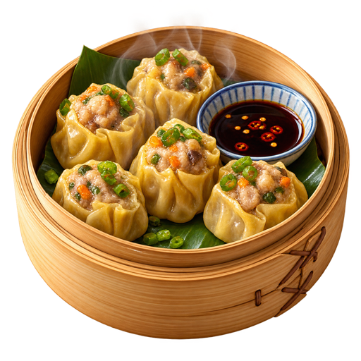 Steamed Meat Dumpling sticker illustration