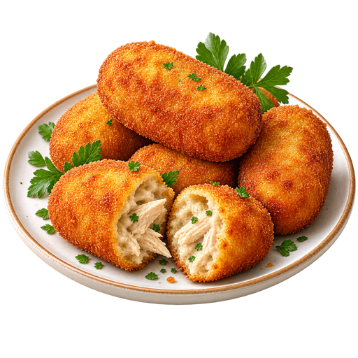 Chicken Croquette sticker illustration