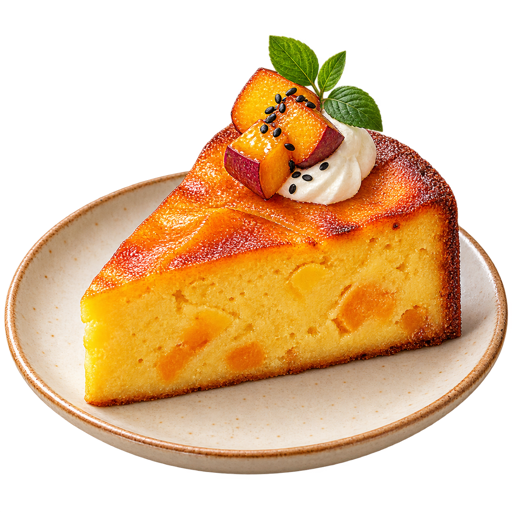 Sweet Potato Cake sticker illustration
