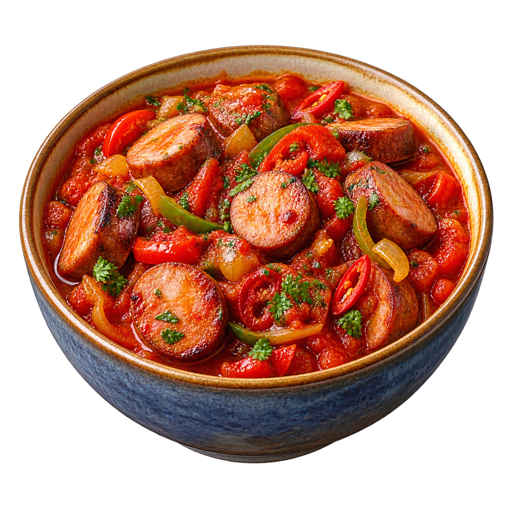Sausage Rougail sticker illustration
