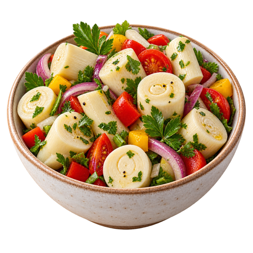 Palm Heart Salad sticker illustration