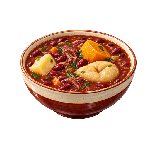 Red Peas Soup sticker illustration