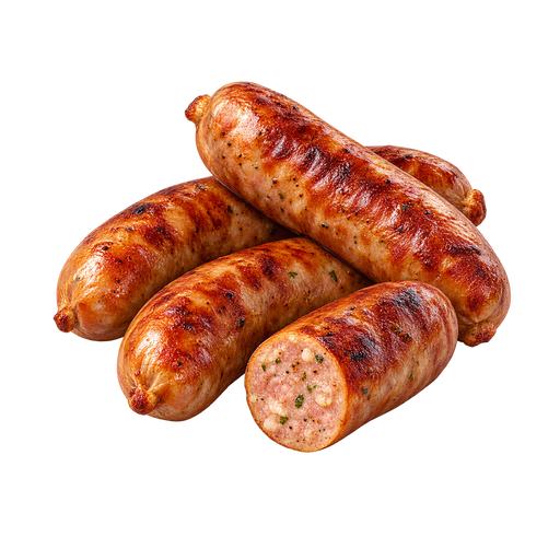 Regensburger Wurst sticker illustration