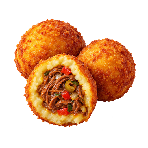 Stuffed Potato Balls sticker illustration