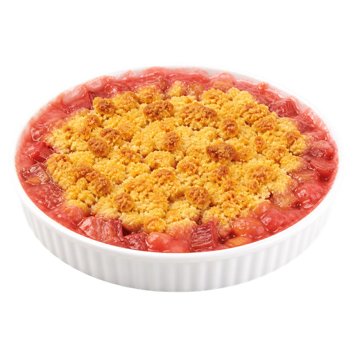 Rhubarb Crumble sticker illustration