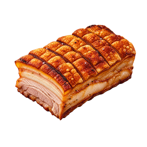 Ribbe (Pork Belly) sticker illustration