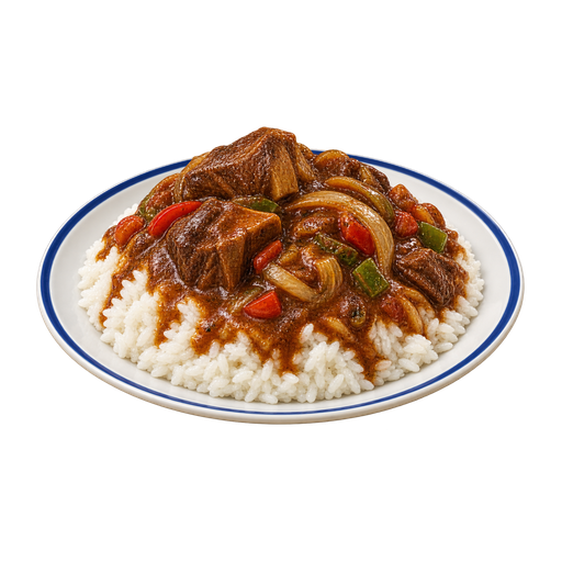 Liberian Rice and Gravy sticker illustration