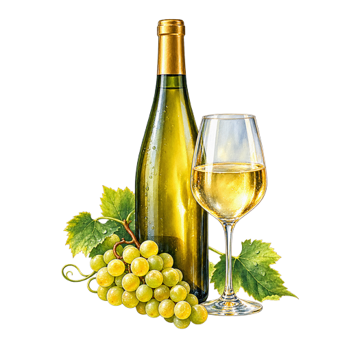 Luxembourg Riesling sticker illustration