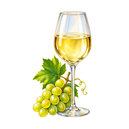 Riesling sticker illustration