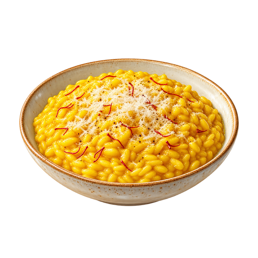 Risotto alla Milanese sticker illustration