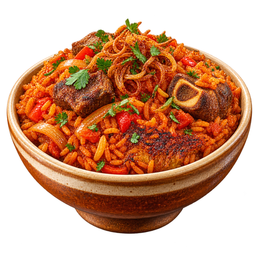 Riz Gras sticker illustration