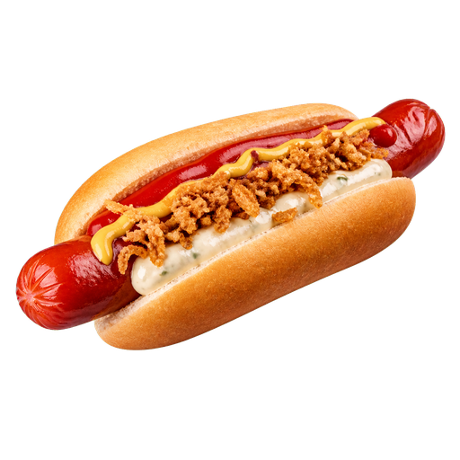 Røde Pølser (Red Sausages) sticker illustration