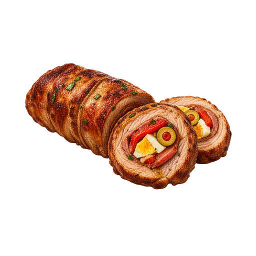 Beef olives sticker illustration