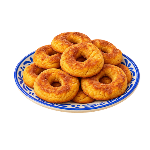 Rosquillas sticker illustration