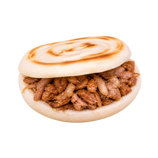 Chinese Meat Sandwich sticker illustration