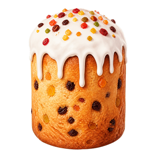 Kulich sticker illustration