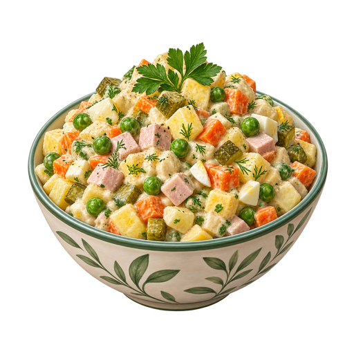 Olivier Salad sticker illustration