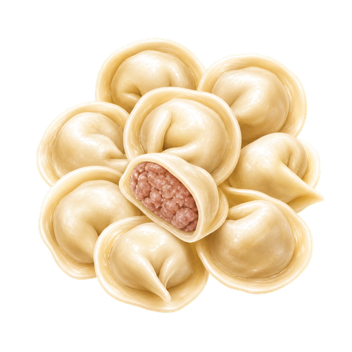 Pelmeni sticker illustration