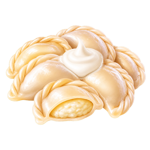 Varenyky sticker illustration