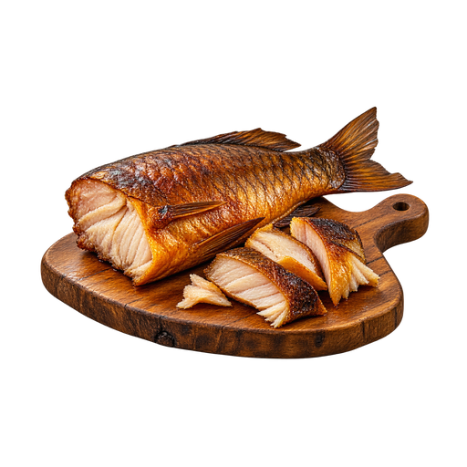 Smoked Carp sticker illustration