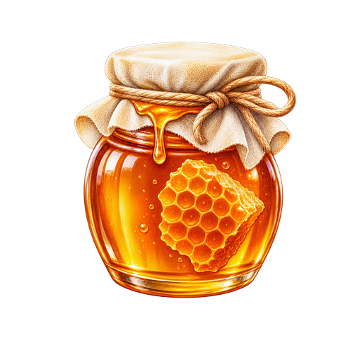 Sumar Honey sticker illustration