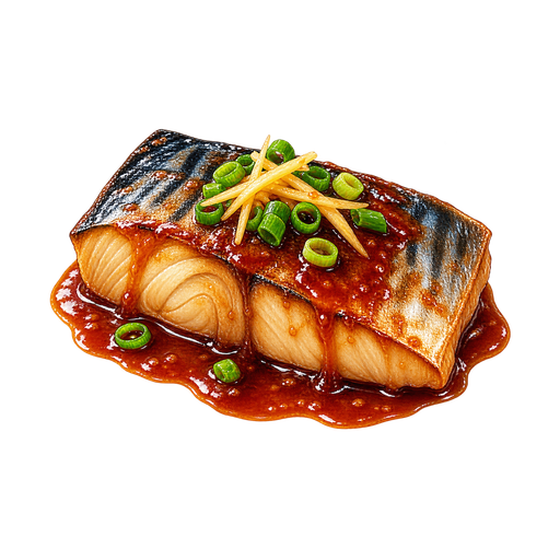 Saba misoni sticker illustration