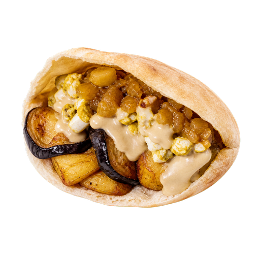 Sabich sticker illustration