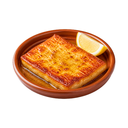 Saganaki sticker illustration