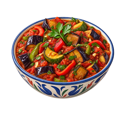 Şakşuka sticker illustration