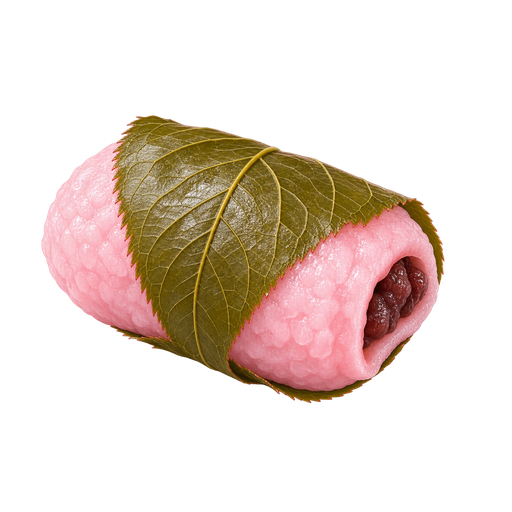 Sakura Mochi sticker illustration