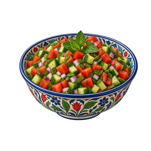 Salad Shirazi sticker illustration