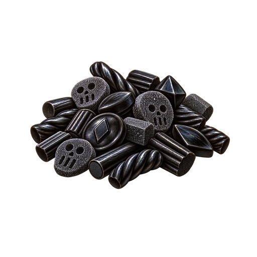 Salmiakki sticker illustration