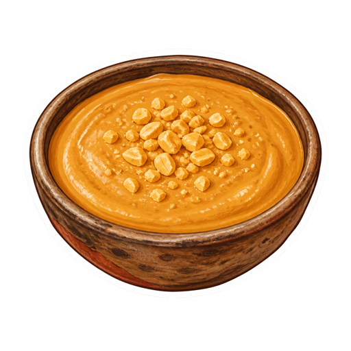Salsa de Maní sticker illustration