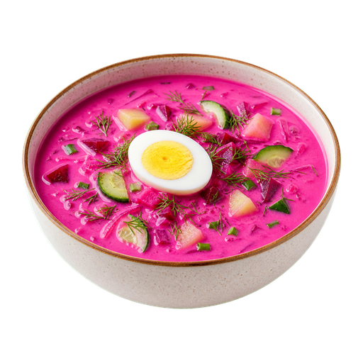 Cold Beet Soup sticker illustration